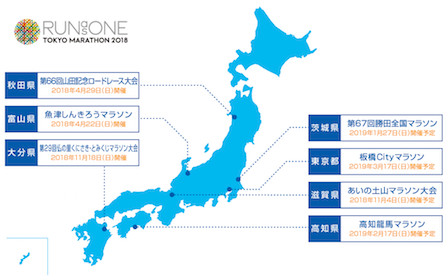 日本各地7大会のマラソン出走権が当たるキャンペーンスタート 名古屋ランニングジャーナル